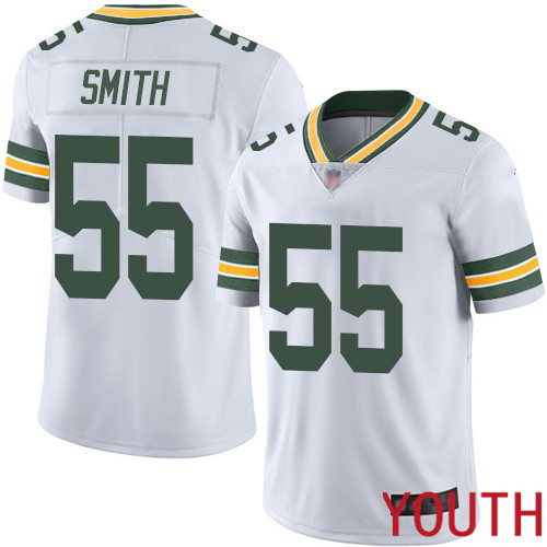 Green Bay Packers Limited White Youth #55 Smith Za Darius Road Jersey Nike NFL Vapor Untouchable